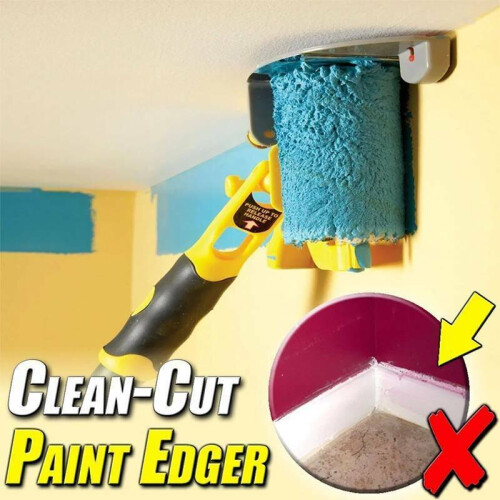 Por Paint Clean-Cut Paint Edger Roller Brush Safe Tool for Home Wall Ceiling Set 1