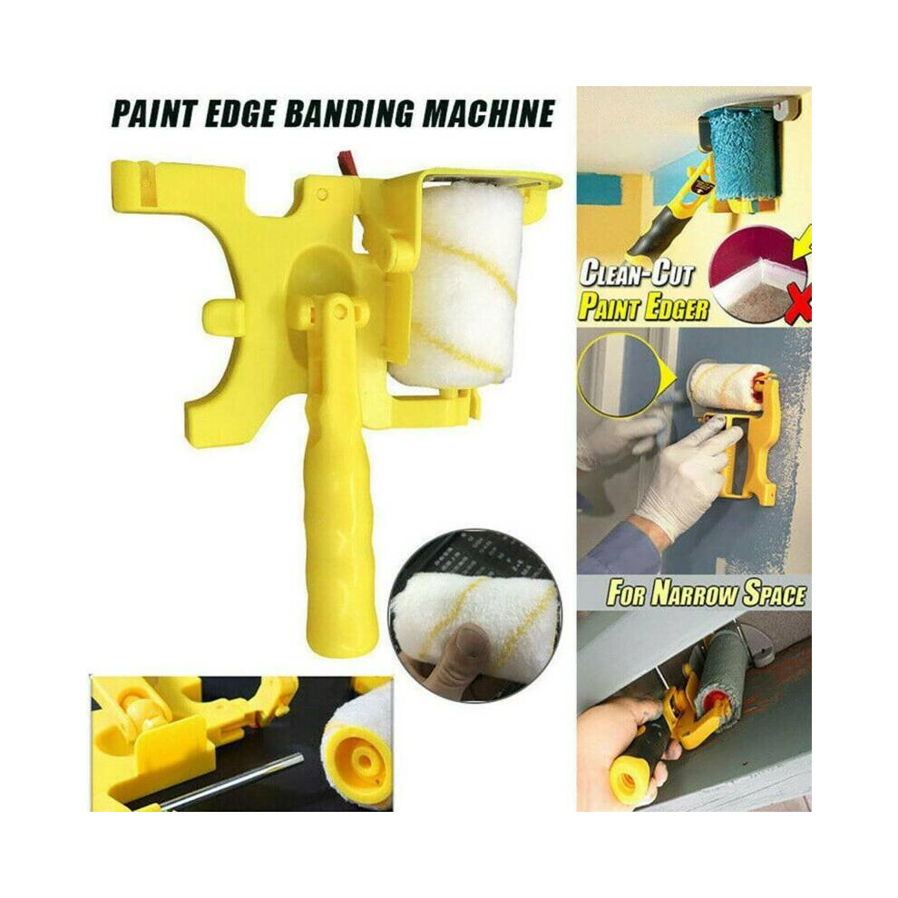 Por Paint Clean-Cut Paint Edger Roller Brush Safe Tool for Home Wall Ceiling Set