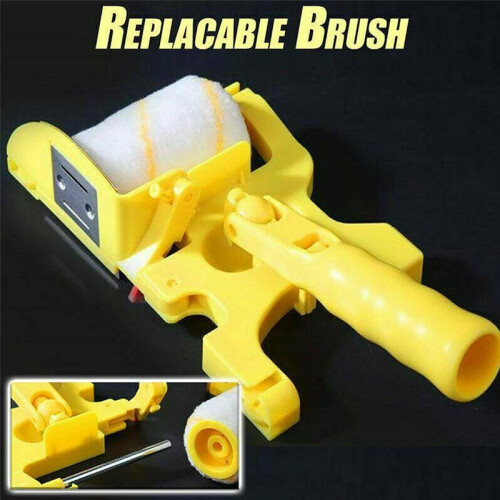 Por Paint Clean-Cut Paint Edger Roller Brush Safe Tool for Home Wall Ceiling Set 2