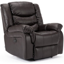 (Brown) Seattle Electric Leather Auto Recliner Armchair Sofa Home Lounge Chair
