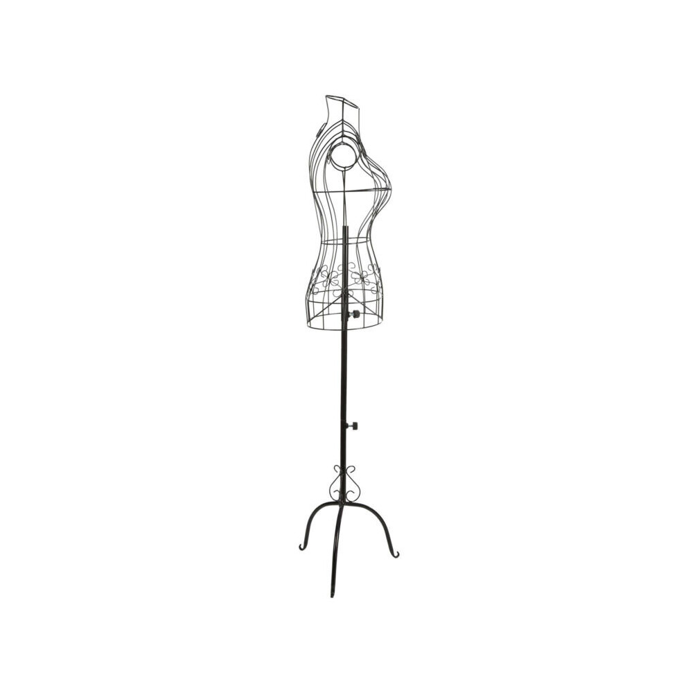 (White) Adjust Female Mannequin Stand Designer Pattern Metal Model Tailor Display UK