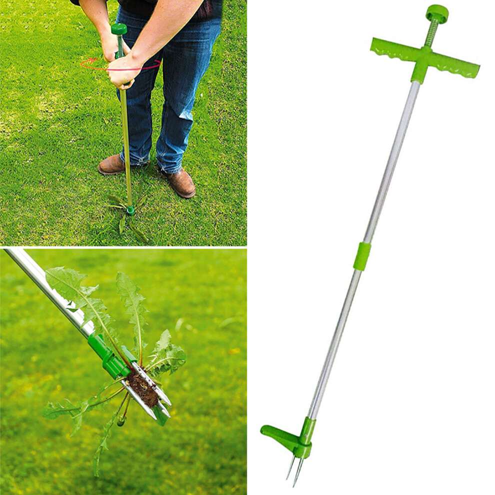 Weed Puller Twister Steel Claw Weed Remover Weeding Root Lawn Garden Handheld