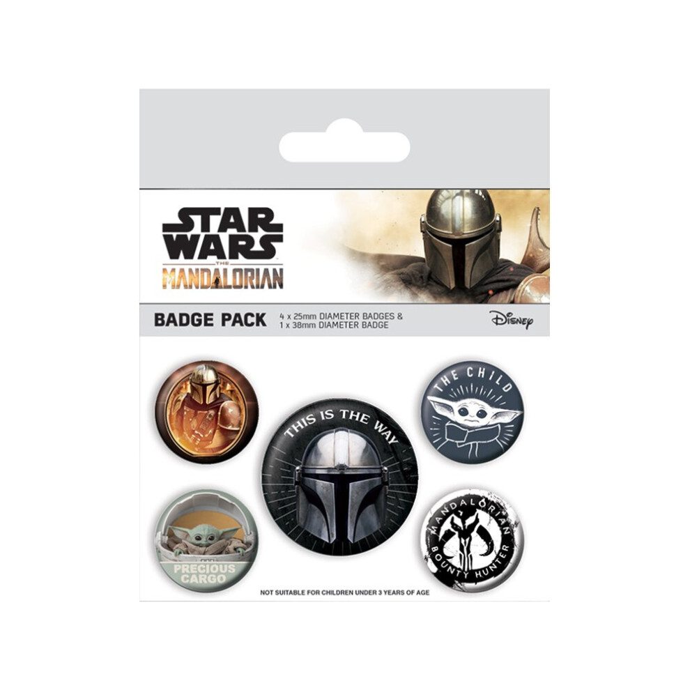 Star Wars The Mandalorian This Is The Way Badge Pack