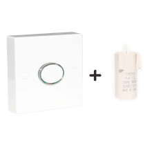 (Time Delay & PFCC) Energy Saving time lag switch lighting timer delay rundown illuminated adjustable PFCC