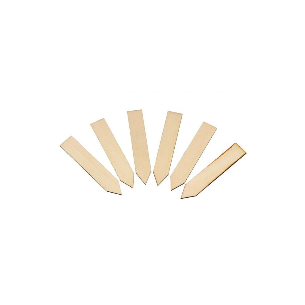 Westland (10Cm) Gardman Wooden Planting Point Stick Labels (20Pck)