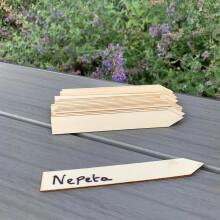 (15cm) Gardman Wooden Planting Point Stick Labels (20Pck)
