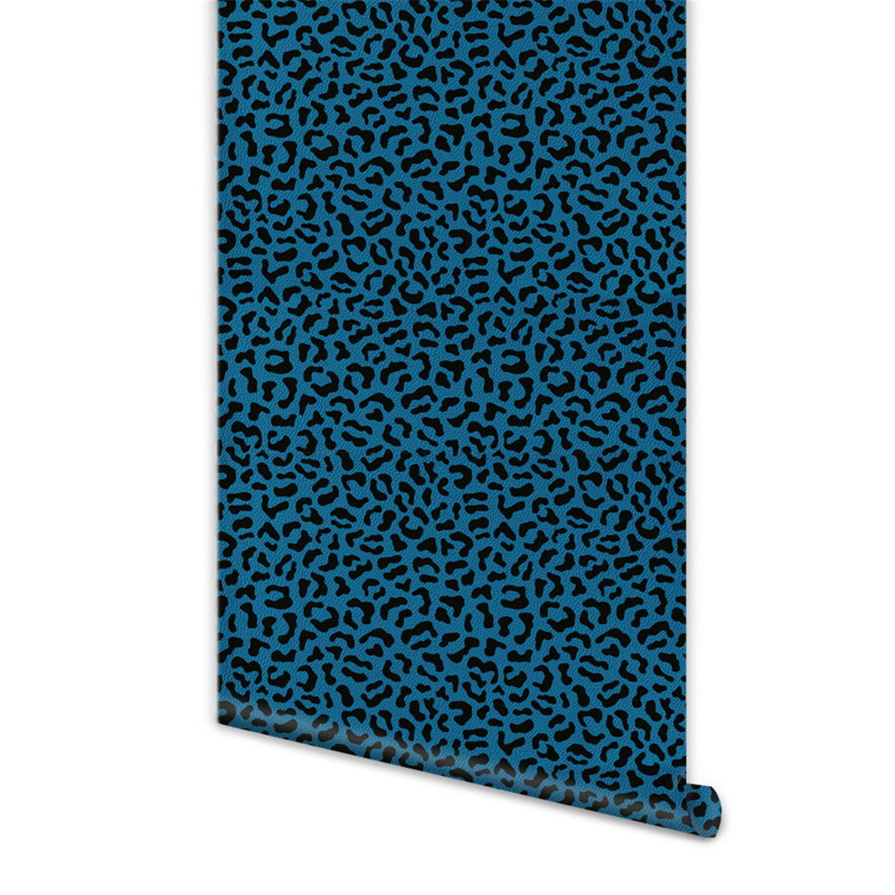 (SWP131) Leopard Print  Wallpaper, Self-Adhesive Removable Furniture Sticker, Use as Wall Paper, Contact Paper or Shelf Paper 40cm x 250cm Roll