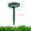 Solar Powered Cat Repellent for Outdoor Ultrasonic Cat Scarer 2