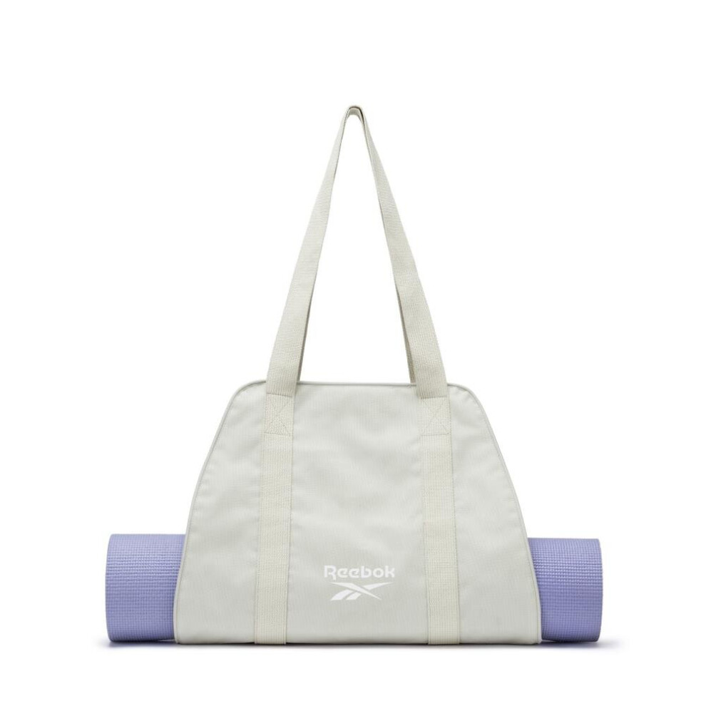 (Beige) Reebok Yoga Mat Sling Exercise Gym Bag with Carry Strap
