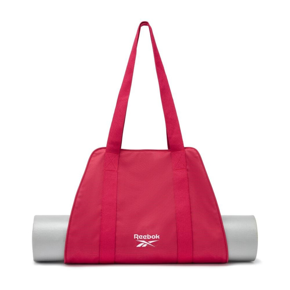(Pink) Reebok Yoga Mat Sling Exercise Gym Bag with Carry Strap