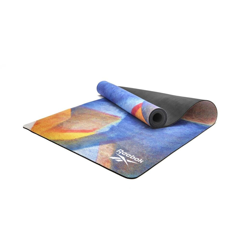 Reebok Natural Rubber Yoga Mat Exercise Gym Fitness Workout 