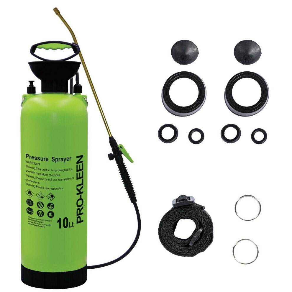 Pro-Kleen (10L) Garden Pressure Sprayer Pump Action