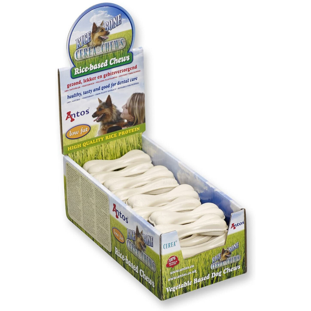 Antos Cerea Rice Bones Pack of 35 100% Natural Dog Snacks All Vegetabl