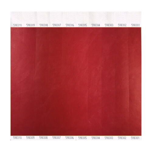 Warm Red Tyvek 25mm Wristbands (100 Pack)