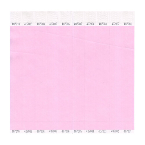 Neon Pink Tyvek 25mm Wristbands (100 Pack)