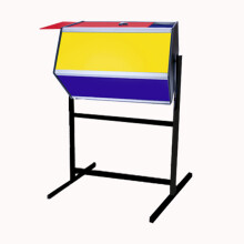 ClubKing Ltd Harlequin Raffle Drum, Size 3, on a Stand