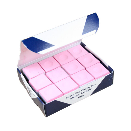 Silver Cup Pink Chalk, Box of 12 by Silver Cup