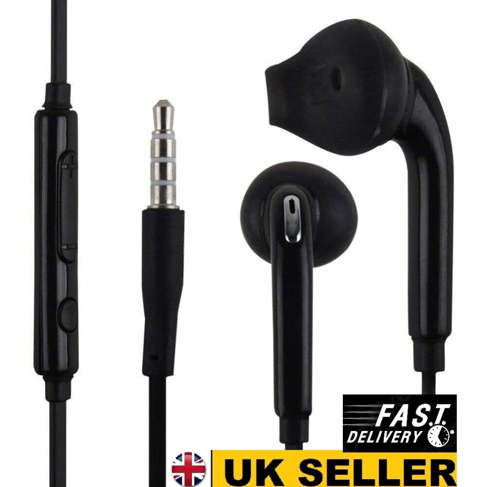 Samsung Wired Earphones Headphones With Mic Black