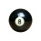 ARAMITH 2" BLACK 8 Pool Ball REPLACEMENT 1