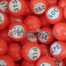 ClubKing Ltd Raffle Balls, 18mm, 301 to 400