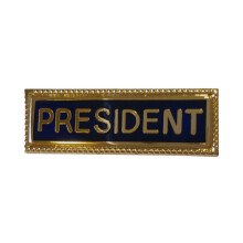 ClubKing Ltd Name Badge, President