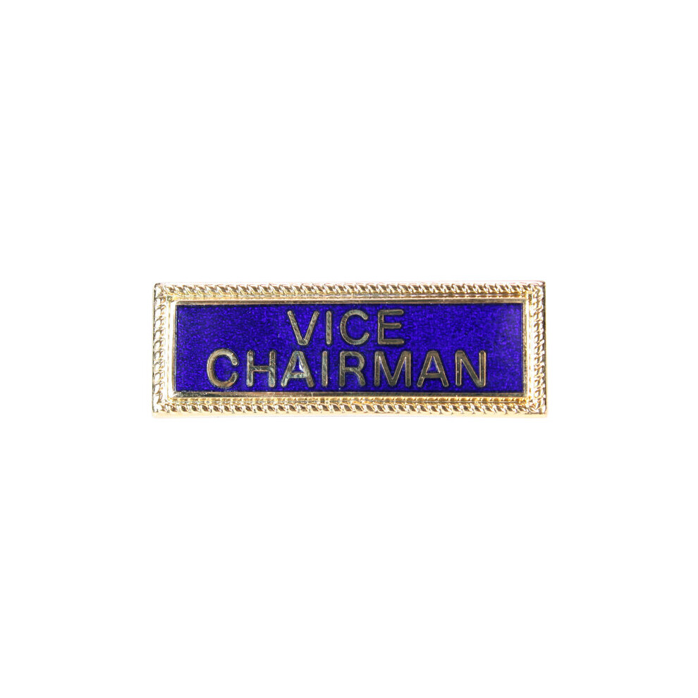 Clubking Ltd Name Badge, Vice Chairman Gold