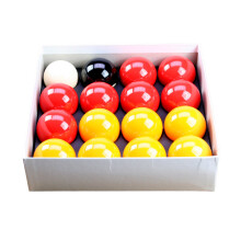 ClubKing Ltd Red and Yellow 2 1/4" Pool Ball Set