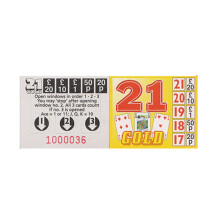 ClubKing Ltd Break Open Tickets, Gold 21's