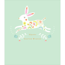 Hoppy Easter Wishes Cute Greeting Card Happy Easter Greetings Cards