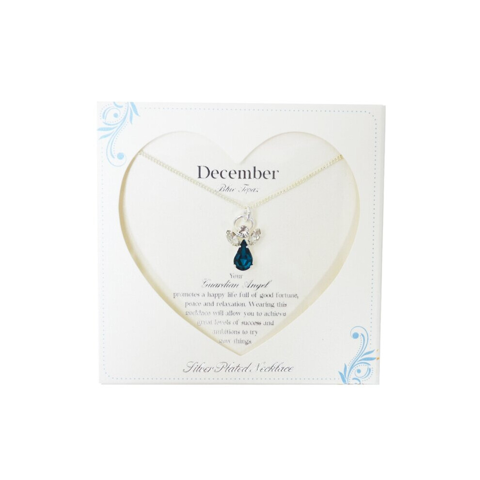 Xpressions Guardian Angel December Birthstone Necklace With Gem Stone Sentimental Gift Idea Not,Specified