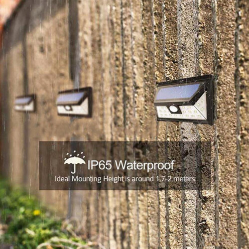Garden 118 LED Solar Power PIR Motion Sensor Wall Light Security Lamps 2