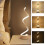 LED Bedside Spiral Table Lamps Creative Design Curved Warm White Light 1
