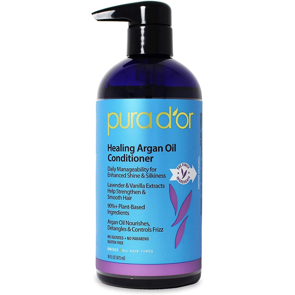 Pura D'or Healing Conditioner For Dry, Damaged, Frizzy Hair