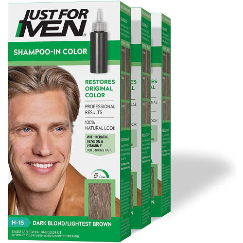 Just For Men Hair Color Kit, Dark Blonde, #4939 - 1 Ea ( Pack of 3 )