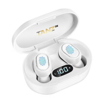 (White) TANZ XT Wireless Bluetooth Earphones Headphones Earbuds iPhone Samsung