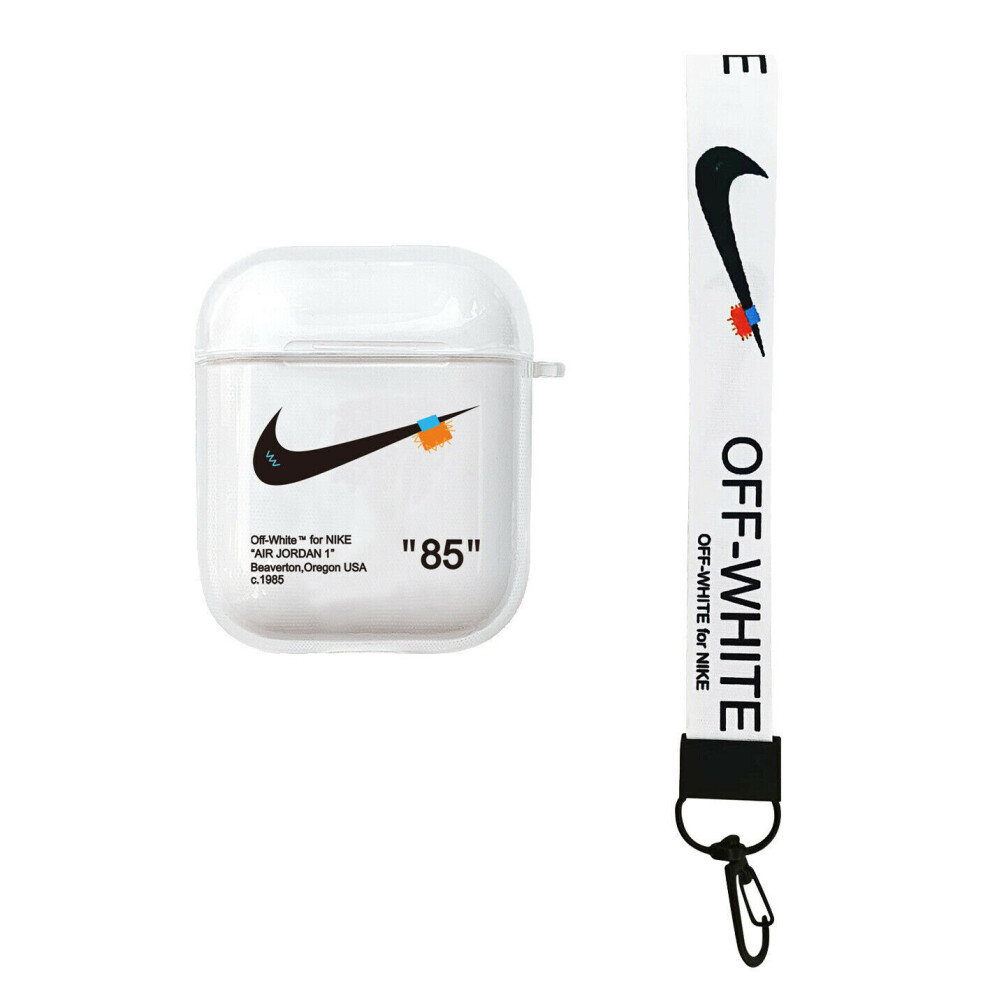 (Transparent, For Airpods) Tpu Airpod Protective Clear Case For Apple Airpods1/2 Pro Exercise Cover Fitness Black/White 668189702797