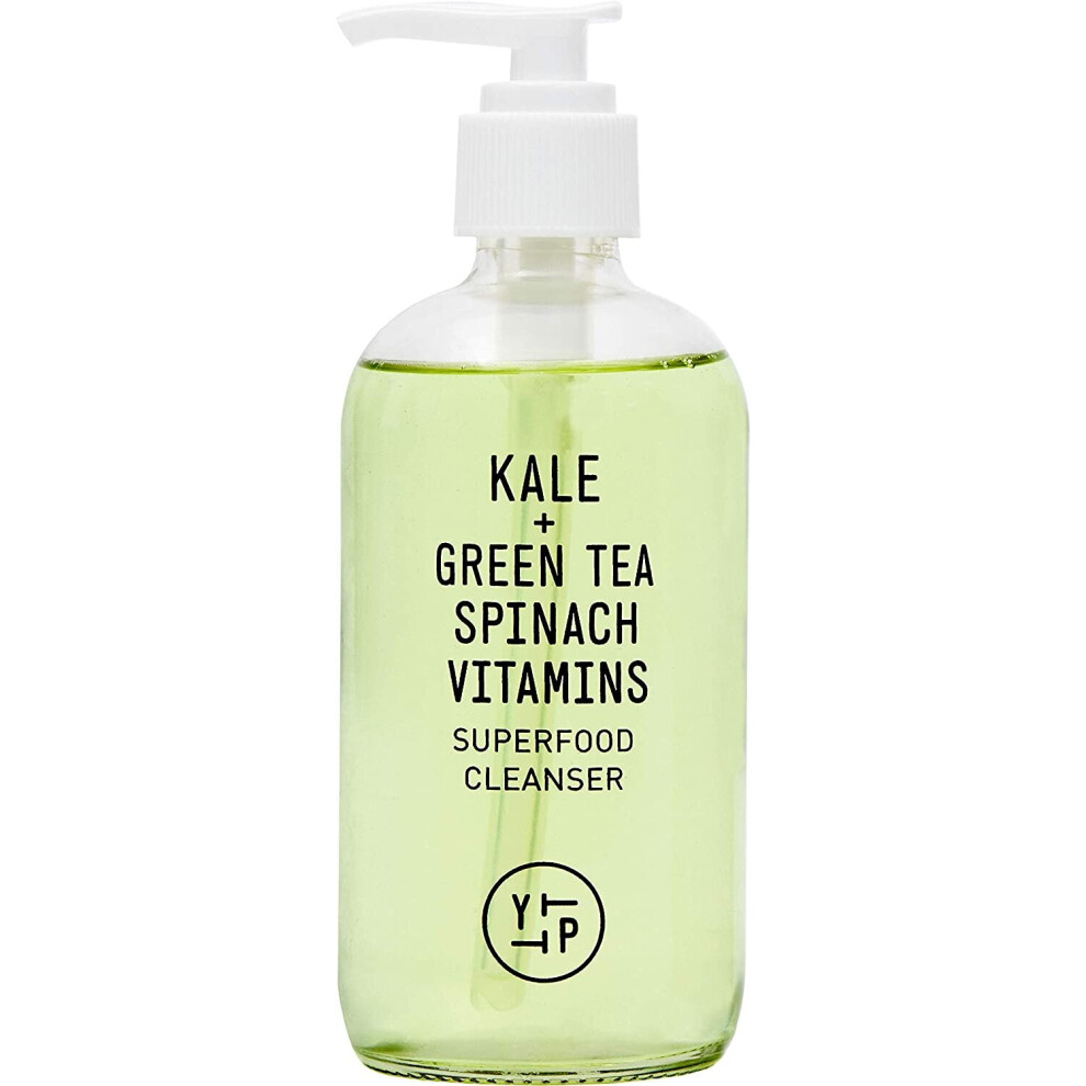Vegan Gel Face Wash with Green Tea, Clean Skincare (8 Ounces)