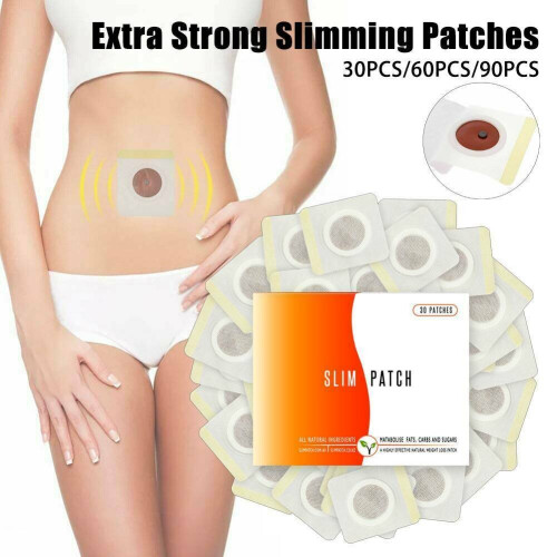 100 Slimming Patches WEIGHT LOSS DIET AID Extra Strong Detox Fat Burn Slim  Patch