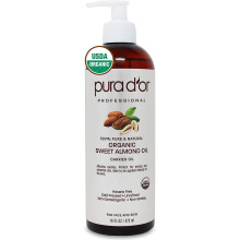 Pura D'or, organische Süßmandelöl, 16 fl oz (473 ml)