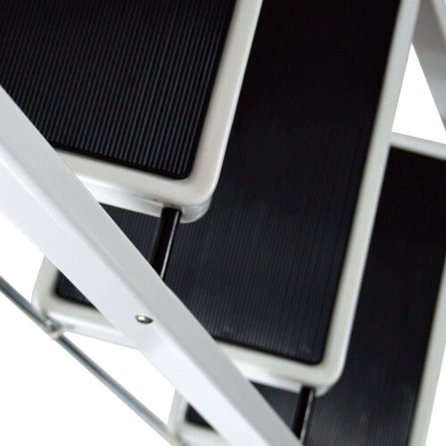 4 Step Ladder Heavy Duty Steel Portable  Foldable Step Stool Non-Slip 2