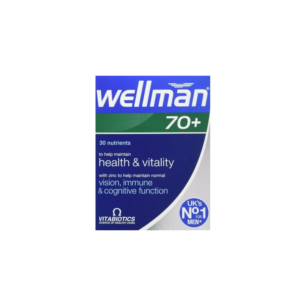 Vitabiotics - Wellman 70+  30 VTabs