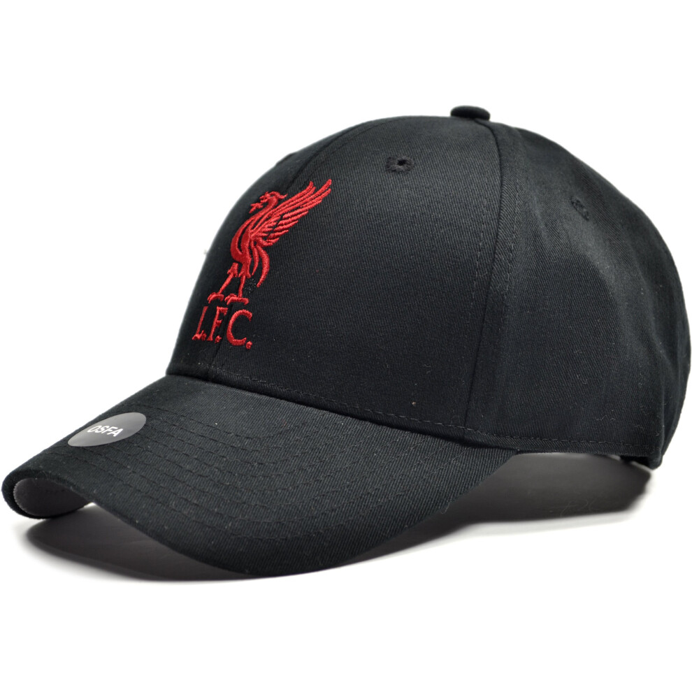 Liverpool Cap Black Red Liverbird