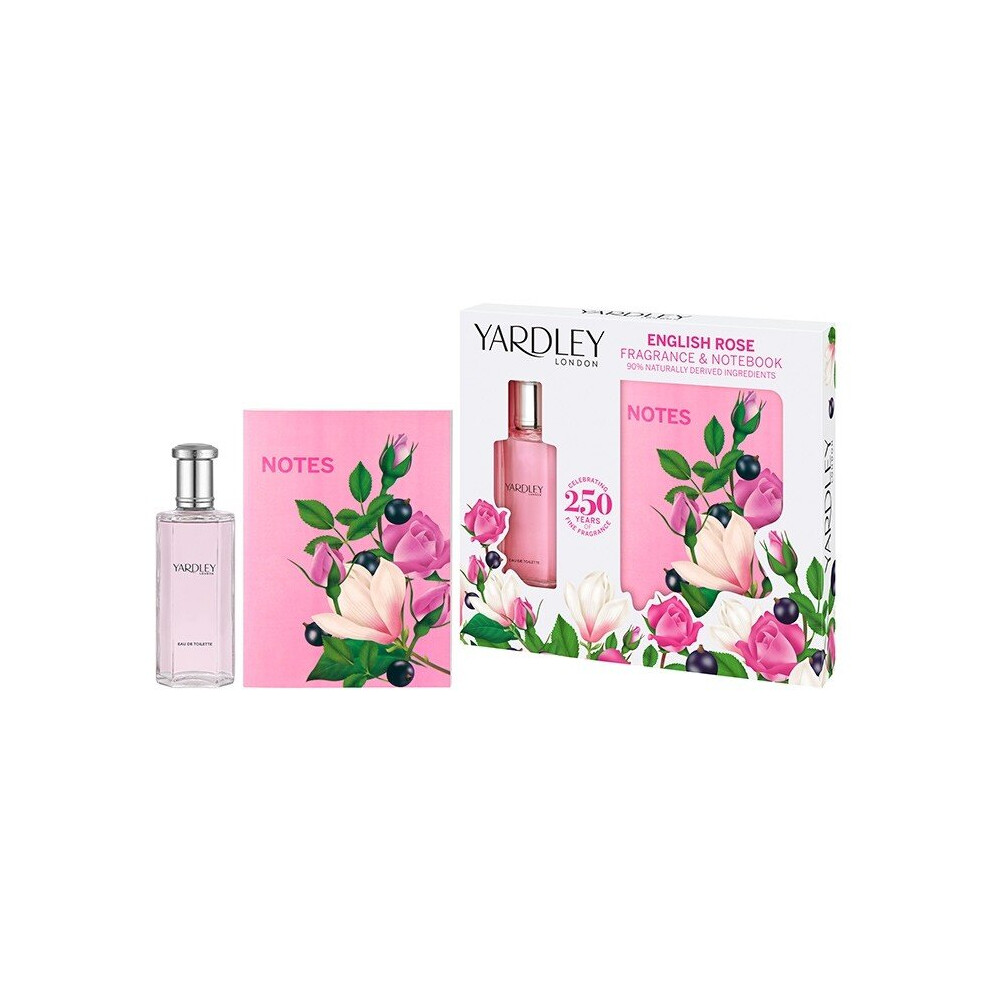 Yardley English Rose Fragrance And Notebook