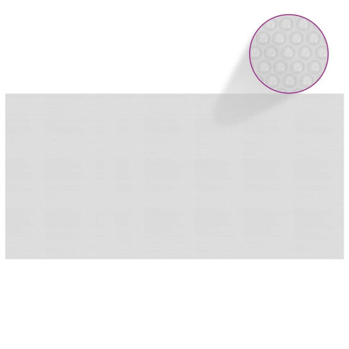 VidaXL vidaXL Treibende Pool-Solarplane PE 450x220 cm Grau 1