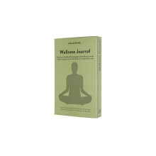 Moleskine Wellness Journal, Theme Notebook Hardcover Notebook to Track Your Health and Fitness Goals Large Size 13 x 21 cm 400 Pages