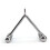 Double V Row Close Grip Rubber Handle Multi Gym Cable Attachment Bar 4