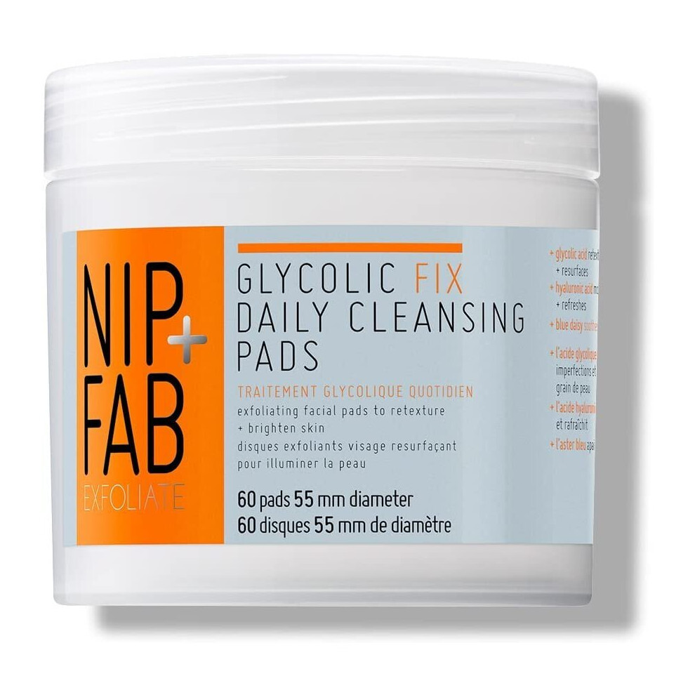 Nip+Fab Glycolic Fix Daily Cleansing Pads 60 pads