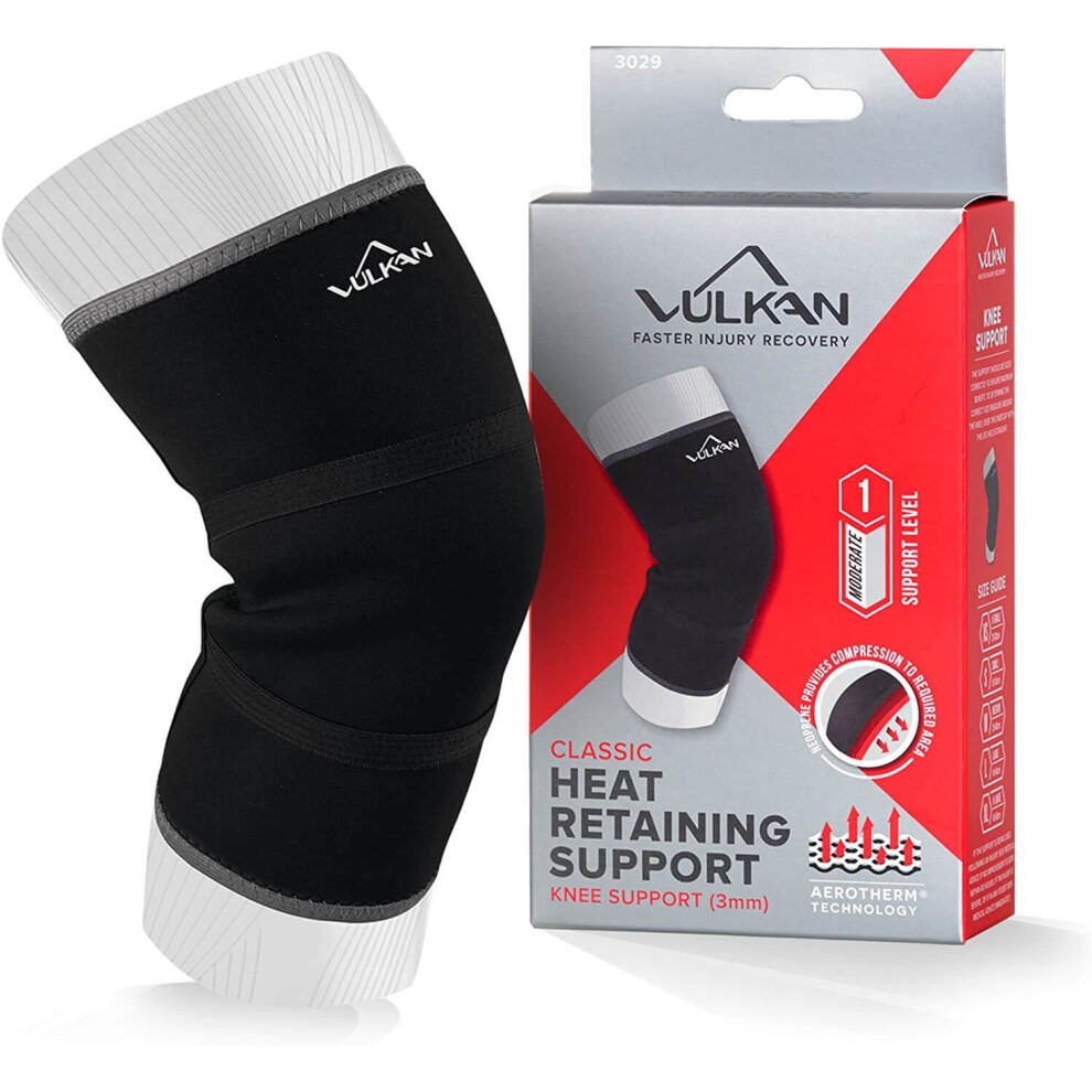 (XL) Vulkan Classic Knee Support Neoprene 3mm Small