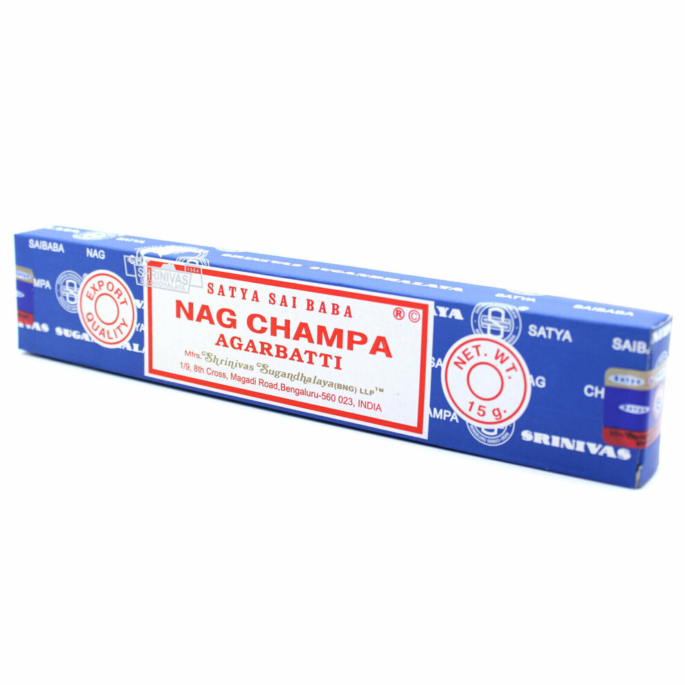 Nag Champa Satya Incense Sticks Genuine Satya Incense 15Gm
