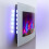TruFlame 7 colour Side LEDs Wall Mounted Arched White Glass Electric Fire with Log Effect 11